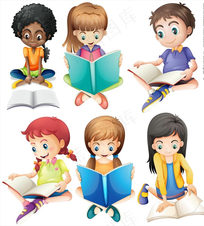 卡通学生图片