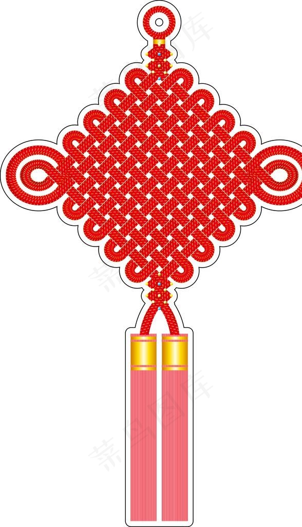 中国结图片ai矢量模版下载