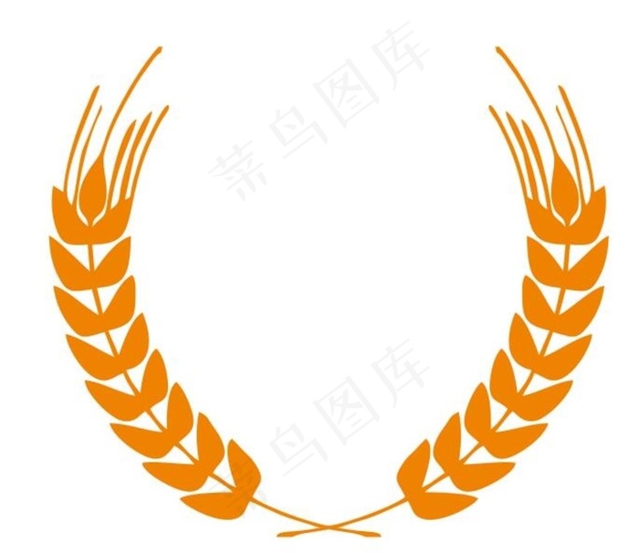 矢量金麦穗图片cdr矢量模版下载