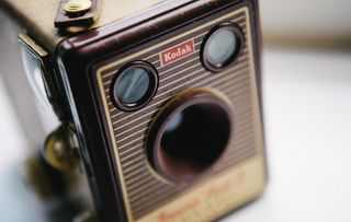 柯达古董相机复古背景素材图片