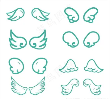 卡通翅膀图片 卡通翅膀图片