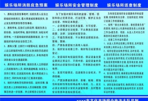 娱乐安全管理制度图片