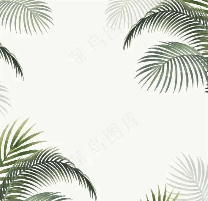 树叶图片ai矢量模版下载