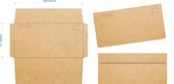 信封图片cdr矢量模版下载
