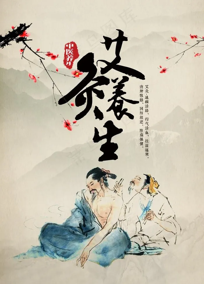 中医养生图片(4961X6614(DPI:300))psd模版下载