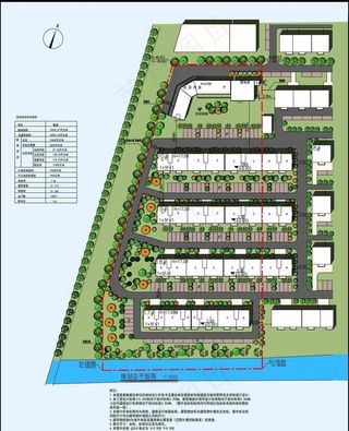 小区彩图总图图片