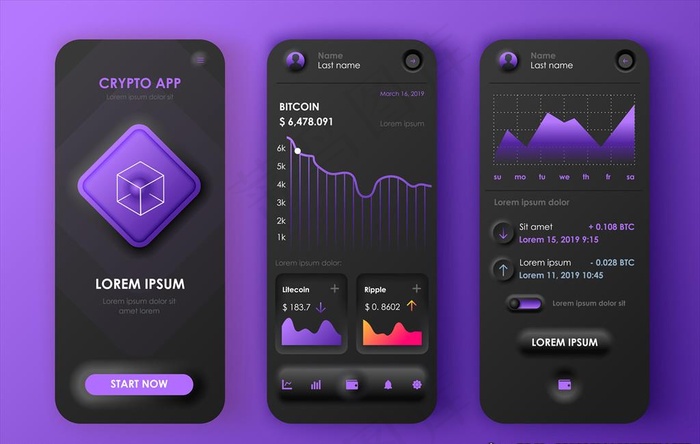 手机app图片ai矢量模版下载