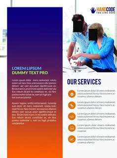 国外宣传单张图片