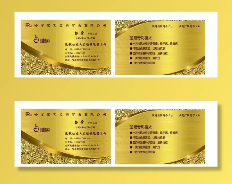 哈尔滨巴宝莉贸易有限公司图片psd模版下载
