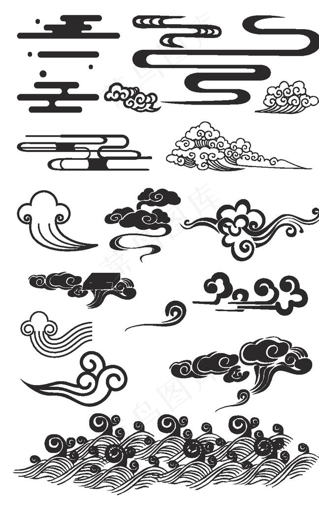 矢量祥云图片ai矢量模版下载