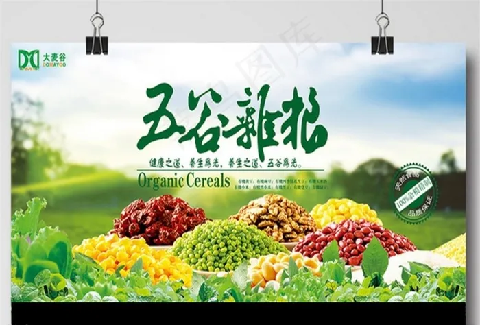 五谷杂粮图片(7088X3544(DPI:150))psd模版下载
