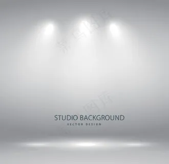 射灯白墙效果背景图图片
