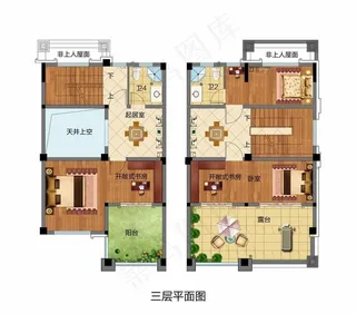 户型彩平图图片