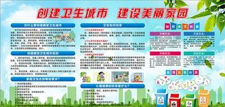 创建卫生城市 建设美丽家园图片