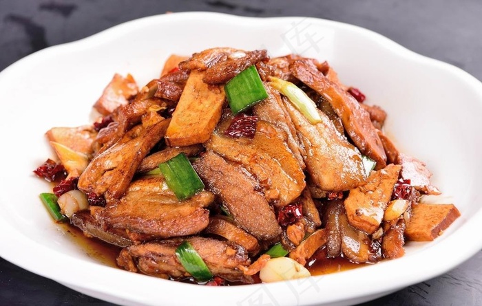 香干回锅肉图片