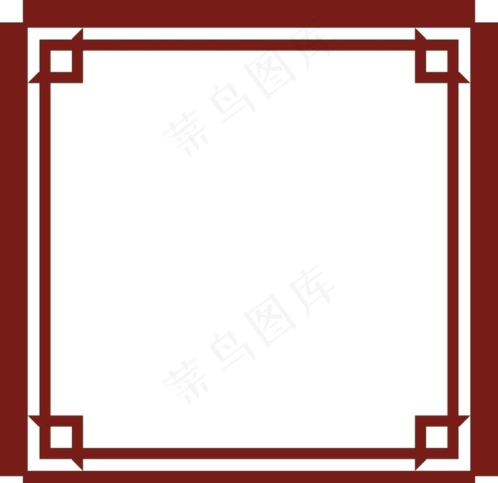 雕刻花框图片cdr矢量模版下载