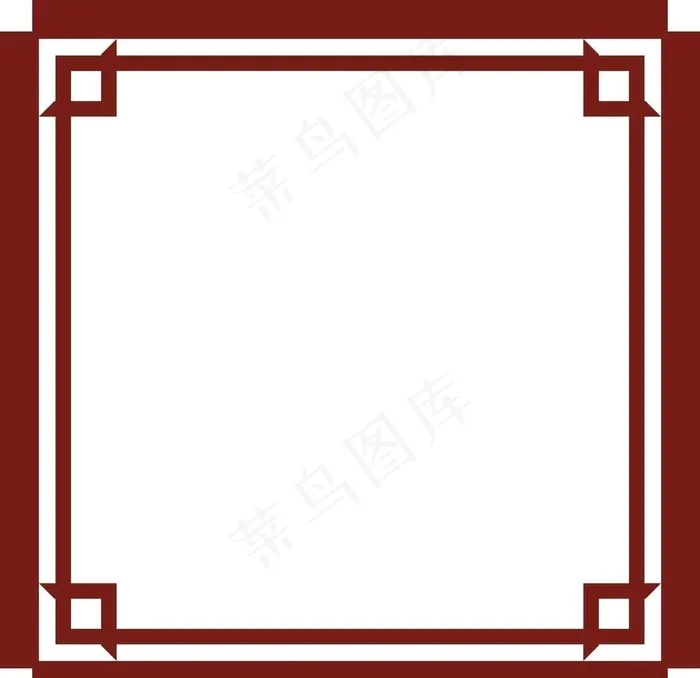 雕刻花框图片cdr矢量模版下载