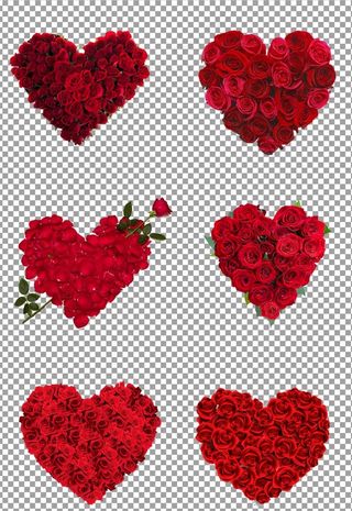 玫瑰花爱心图片