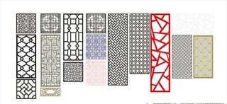 中式传统窗格花格,中式传统窗格图片