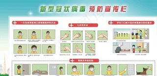 学校预防新冠病毒图片
