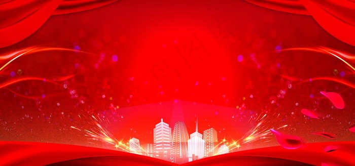 红色喜庆背景图片