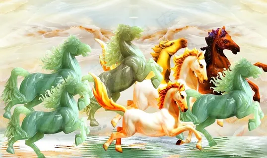 八骏图图片 八骏图图片