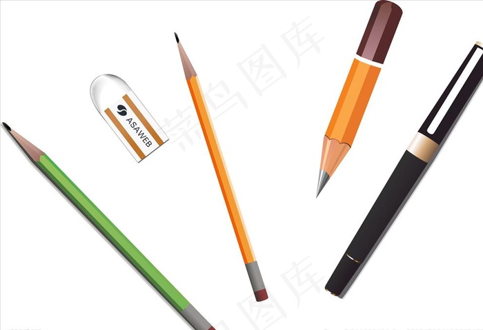 铅笔图片cdr矢量模版下载