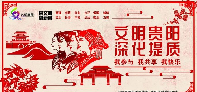 文明贵阳深化提升图片