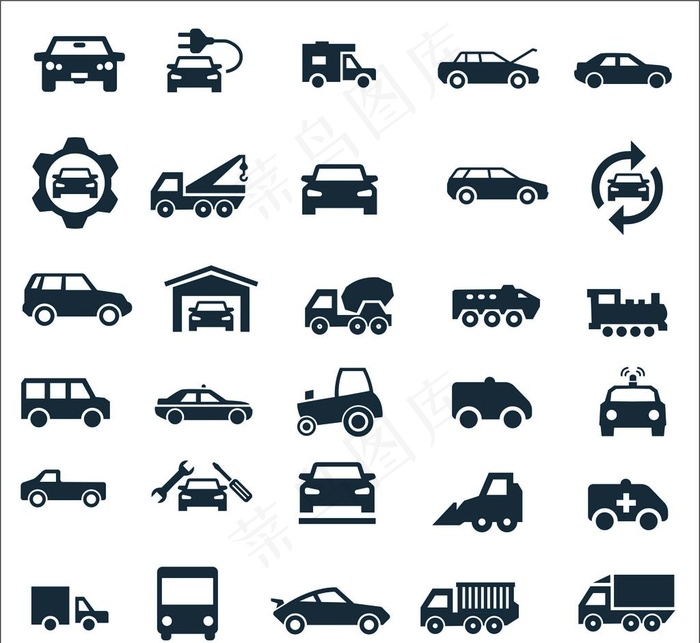 汽车图标 简图图片