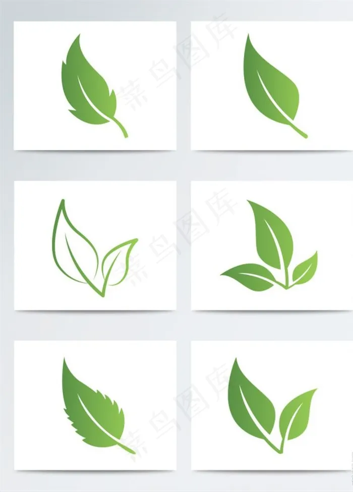 树叶矢量图片ai矢量模版下载