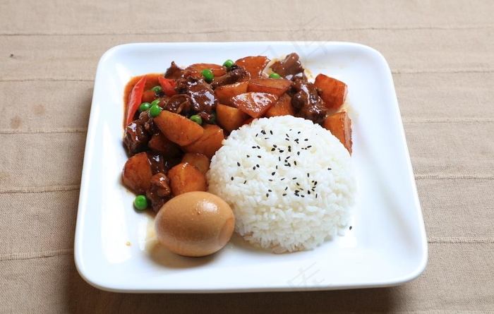 排骨盖饭图片