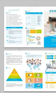 英语传单三折页图片