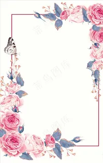 花朵边框图片