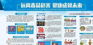 禁毒宣传栏图片