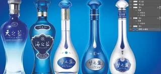 洋河蓝色经典海之蓝天之蓝梦之蓝图片