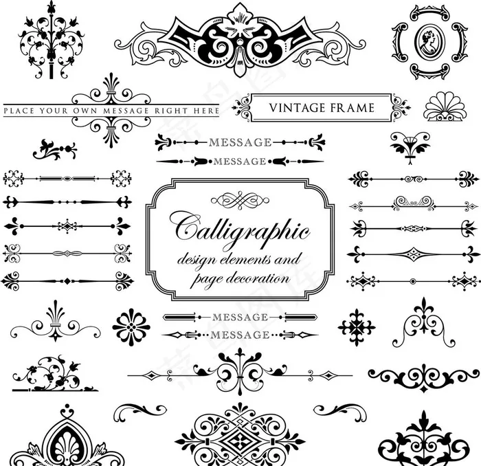 标题框图片ai矢量模版下载