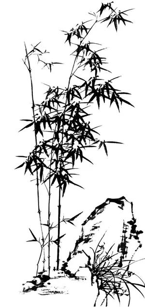 水墨竹子画 中国画图片