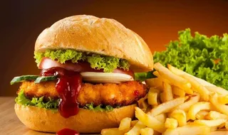 薯条汉堡图片
