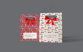 手提袋包装设计样机图片