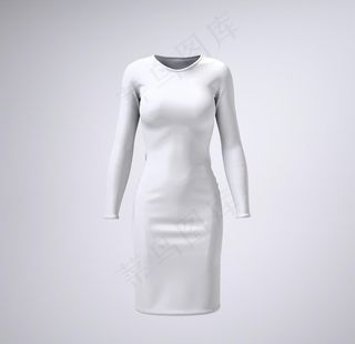 连衣裙样机图片