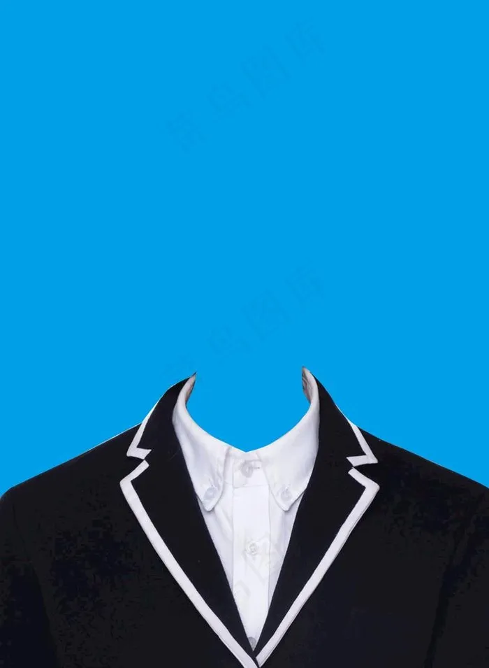 证件照衣服图片psd模版下载