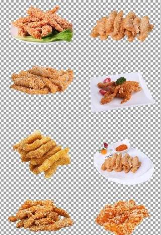 油炸香脆鸡柳图片