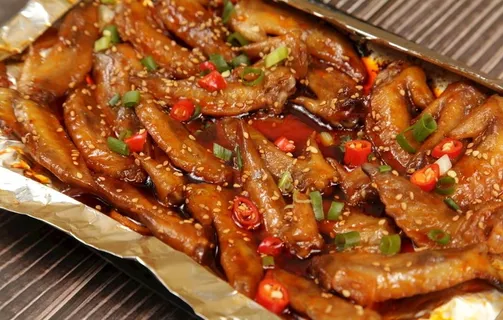 锡纸翅尖图片 锡纸翅尖图片