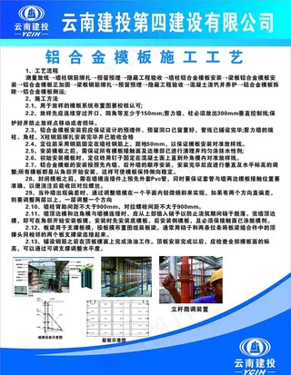 铝合金模板施工工艺图片