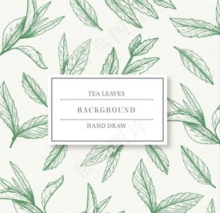 茶叶花纹图片