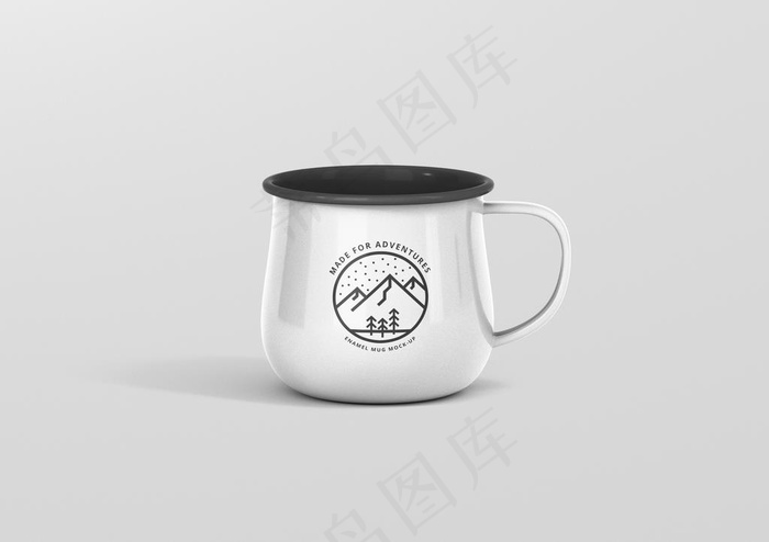 搪瓷茶杯样机图片