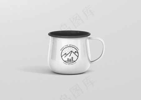 搪瓷茶杯样机图片