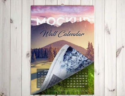 挂历样机图片 挂历样机图片