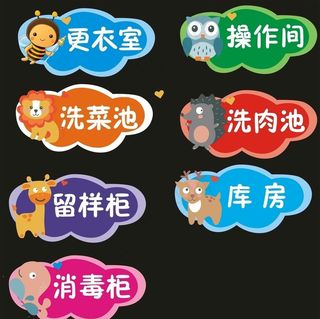 幼儿园标识牌图片