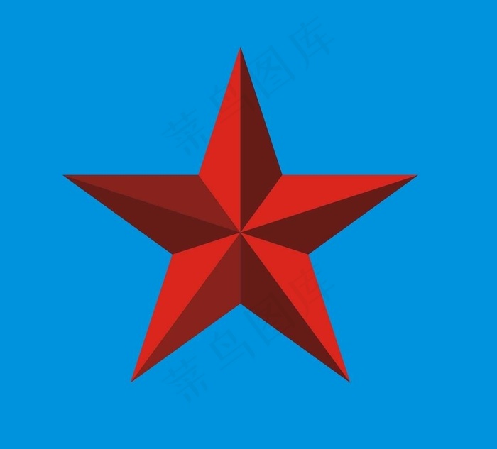 五角星图片cdr矢量模版下载